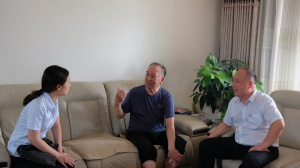 集團公司走訪慰問部隊轉業老干部！